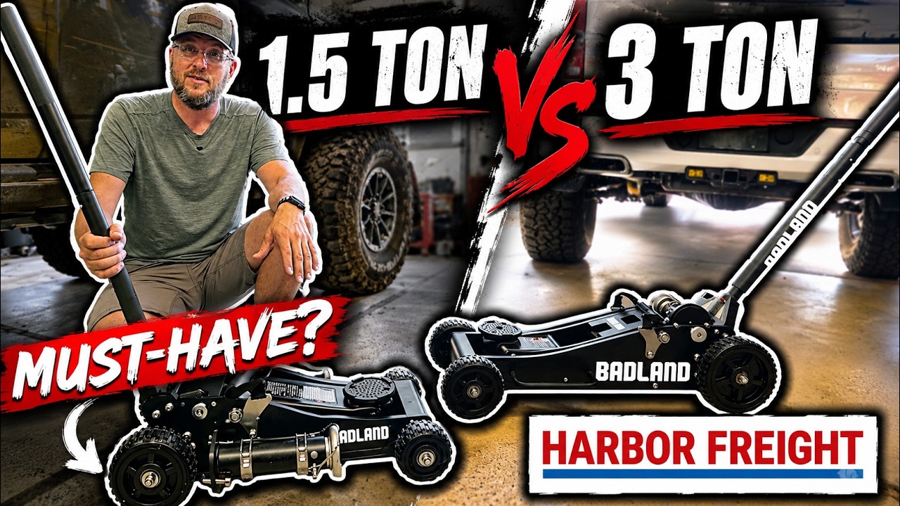 I Bought the New Harbor Freight 1.5 Ton BADLAND Jack, Goodbye 3 Ton?