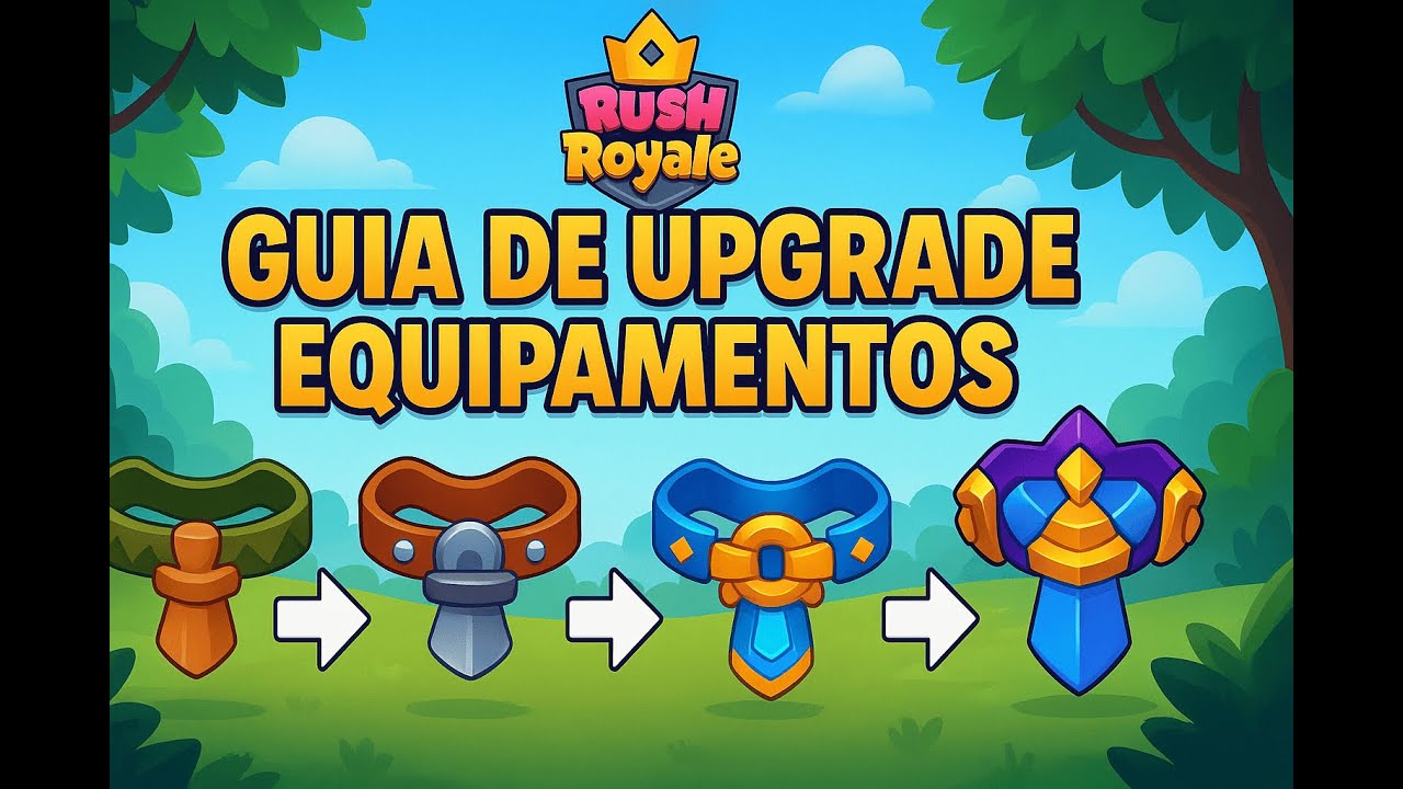 RUSH ROYALE - GUIA DE UPGRADE DE ITENS | TUDO QUE VOÇÊ PRECISA SABER PT BR