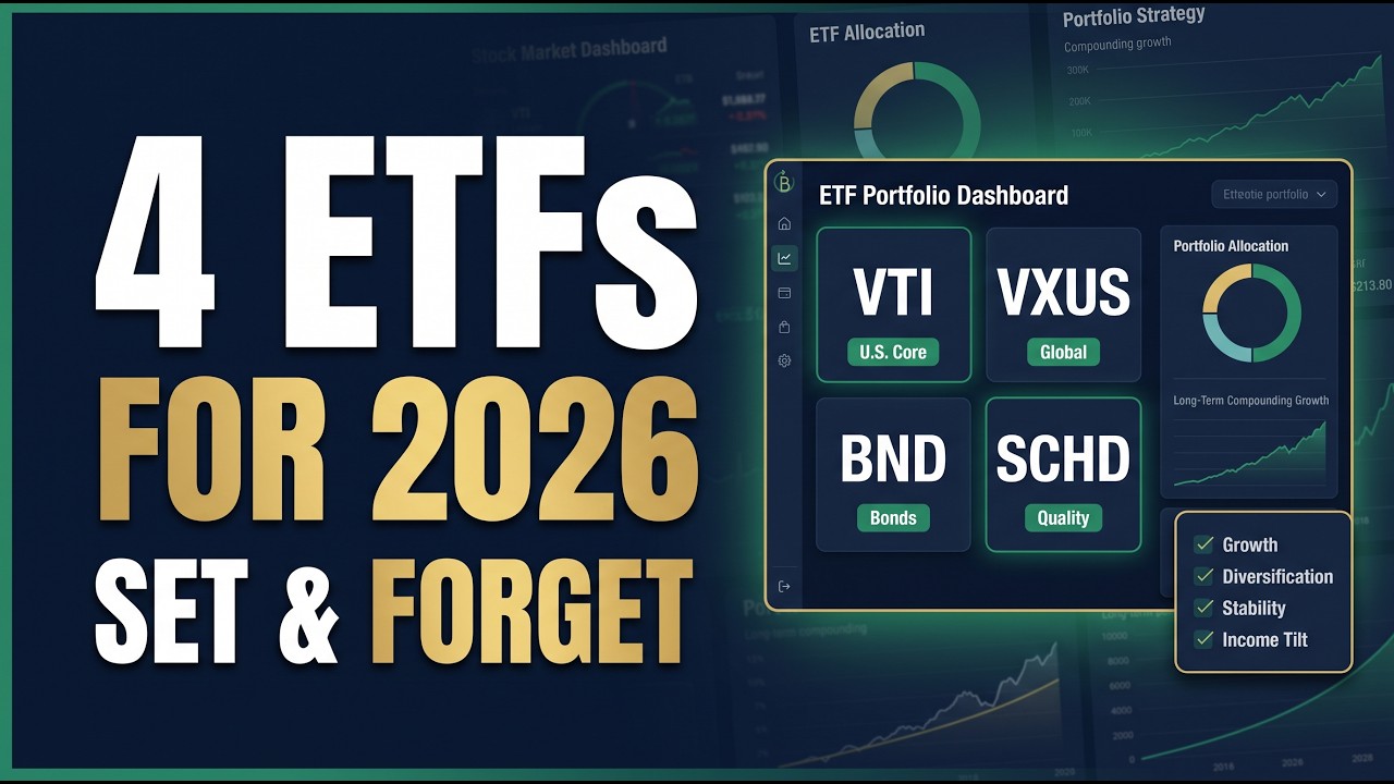 The Only 4 ETFs You Need to Own in 2026 | Set & Forget Portfolio