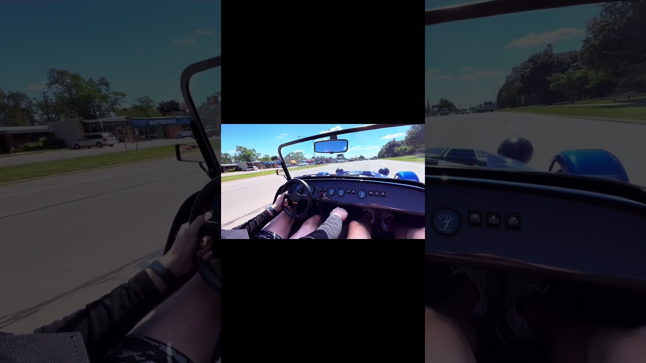 Caterham 7: Rowing Gears On Woodward Avenue!