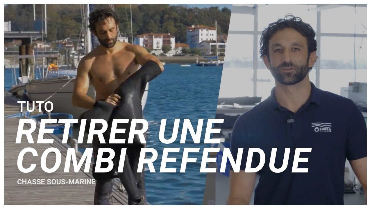 TUTO - Comment retirer une combinaison de chasse sous-marine en néoprène refendu ? 🤿 | Decathlon