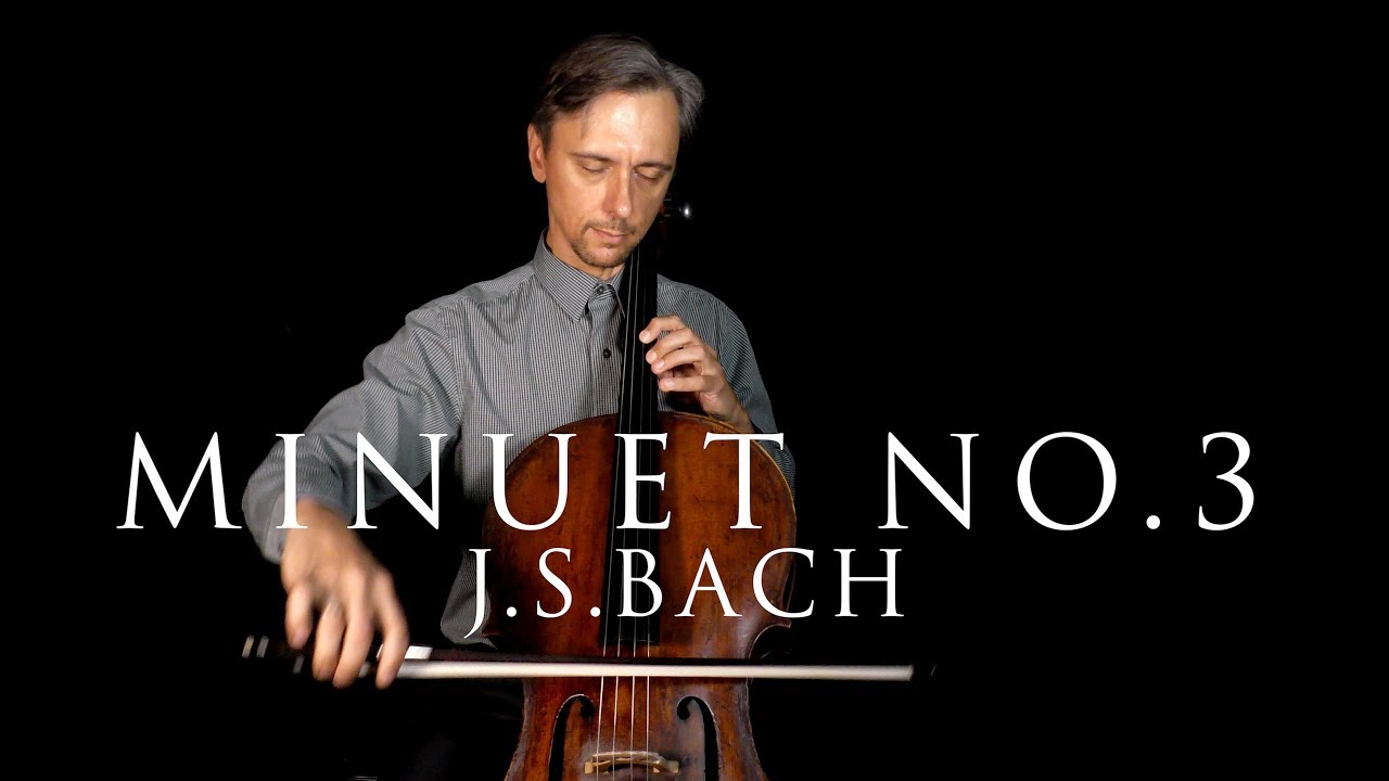 J.S. Bach Minuet No.3 from Suzuki Cello Book 3  Fast and Slow | Learn with Cello Teacher
