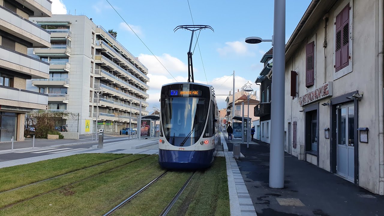 Le tramway d'Annemasse, et la piétonisation de la Rue de Genève.