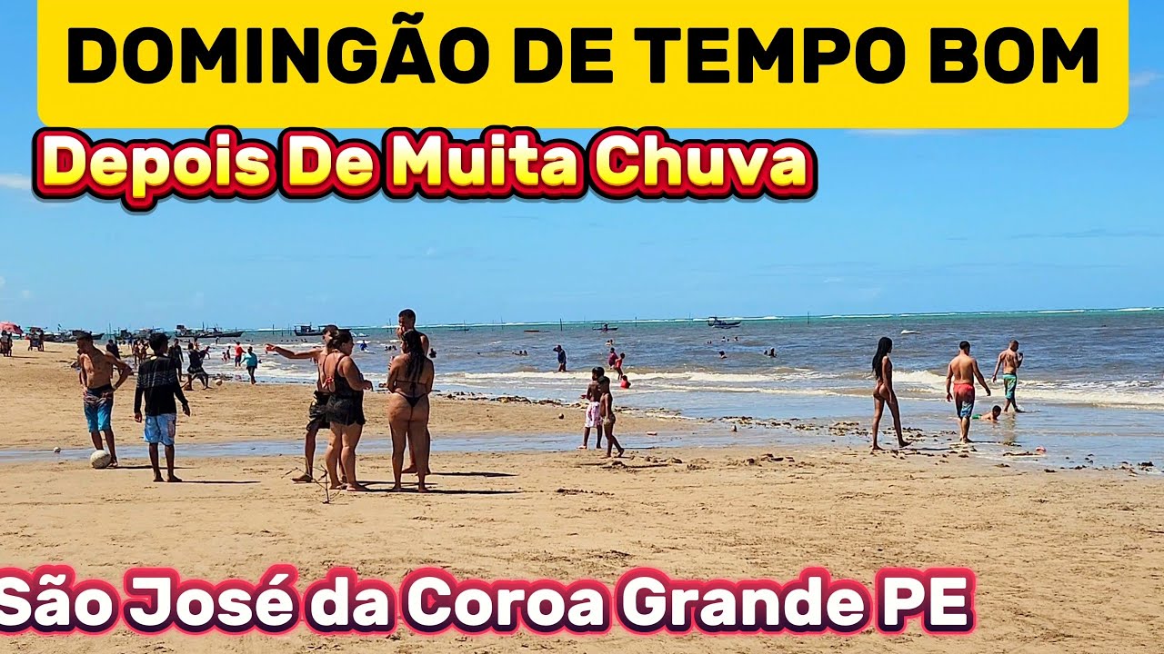 Domingão De Tempo Bom Depois De Muita Chuva Na Madrugada O Tempo Abriu E O Sol  Reinou Na Praia