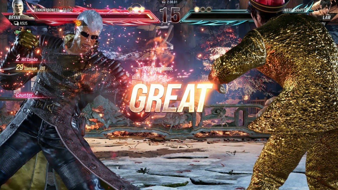 “Average Bryan Fury Round 💀 | Bryan Vs Law Tekken 8