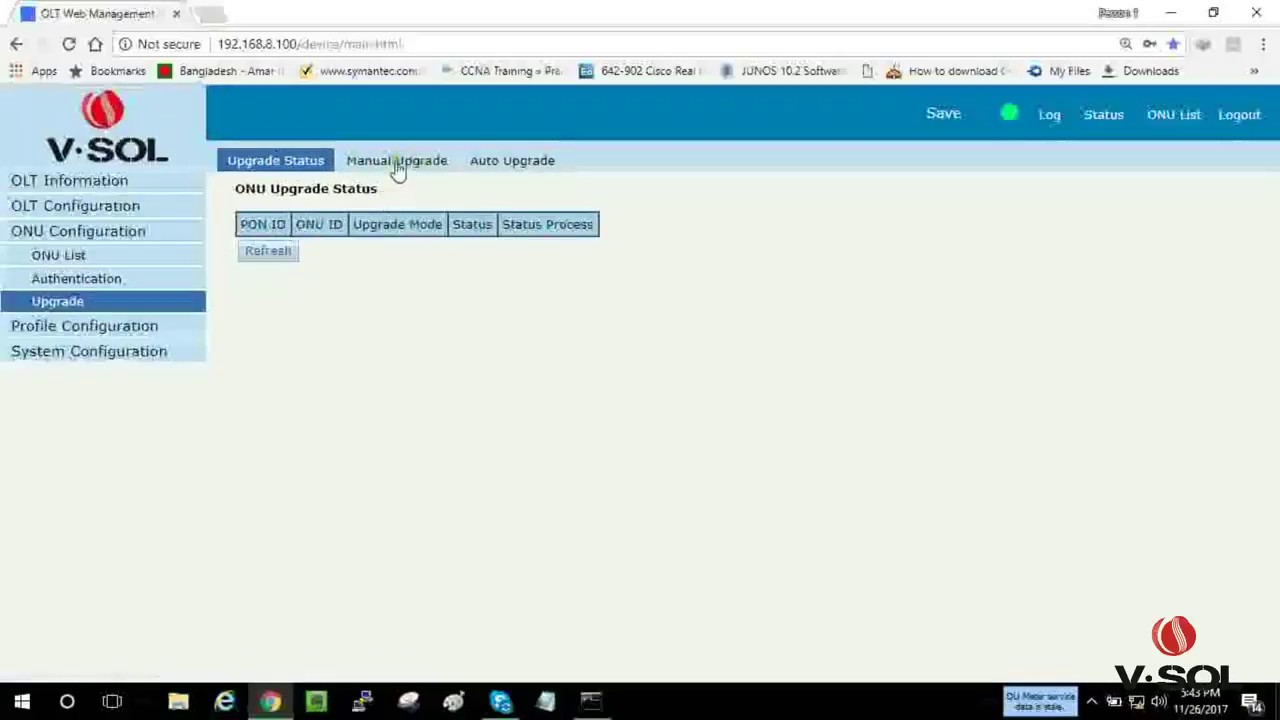 V Sol OLT Configure  Bangla  .