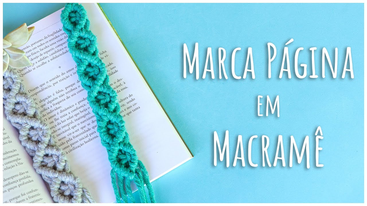 📖 Crie um Marcador de Página em Macramê em Poucos Minutos!