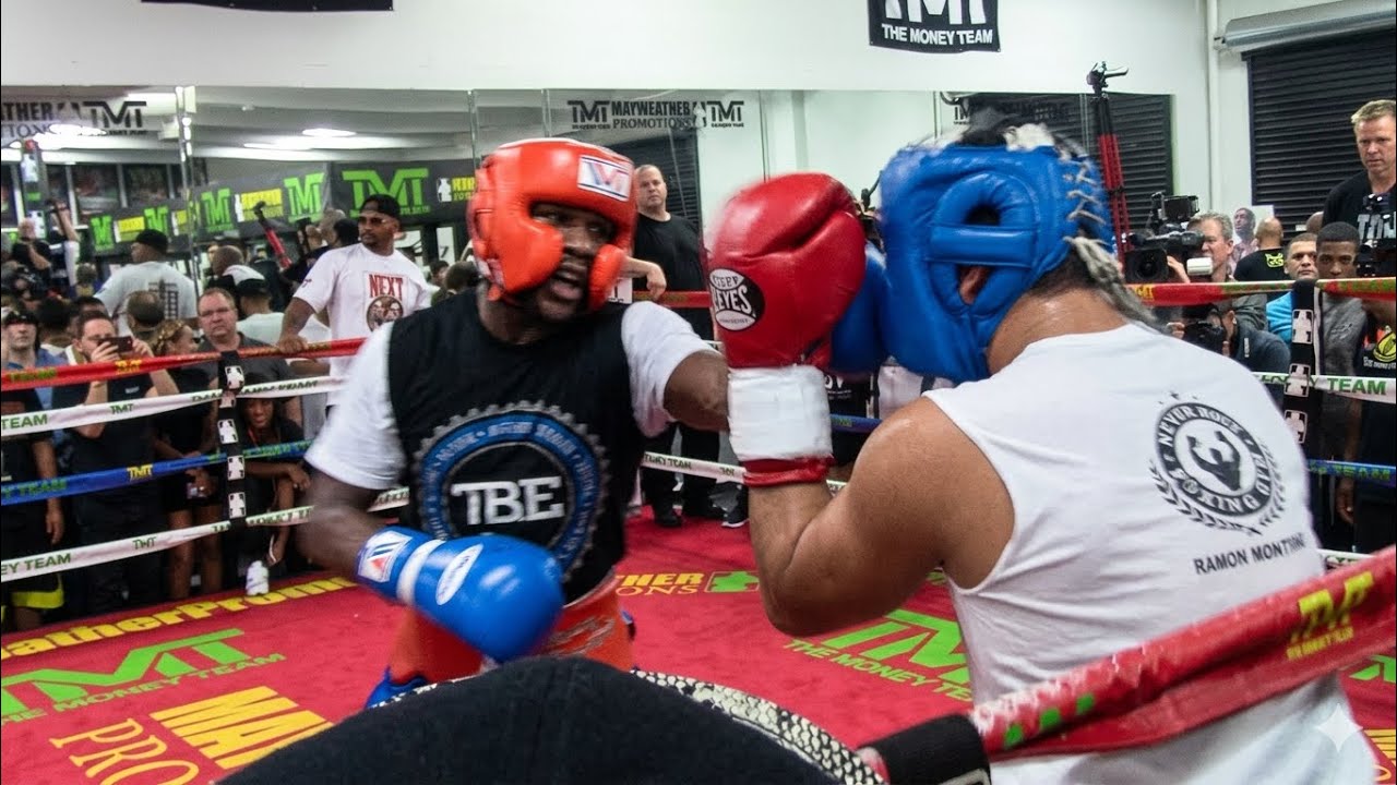 Floyd Mayweather Destroys Sparring Boxing  Partners! With Young Tank & Devin Haney Watching! 2025