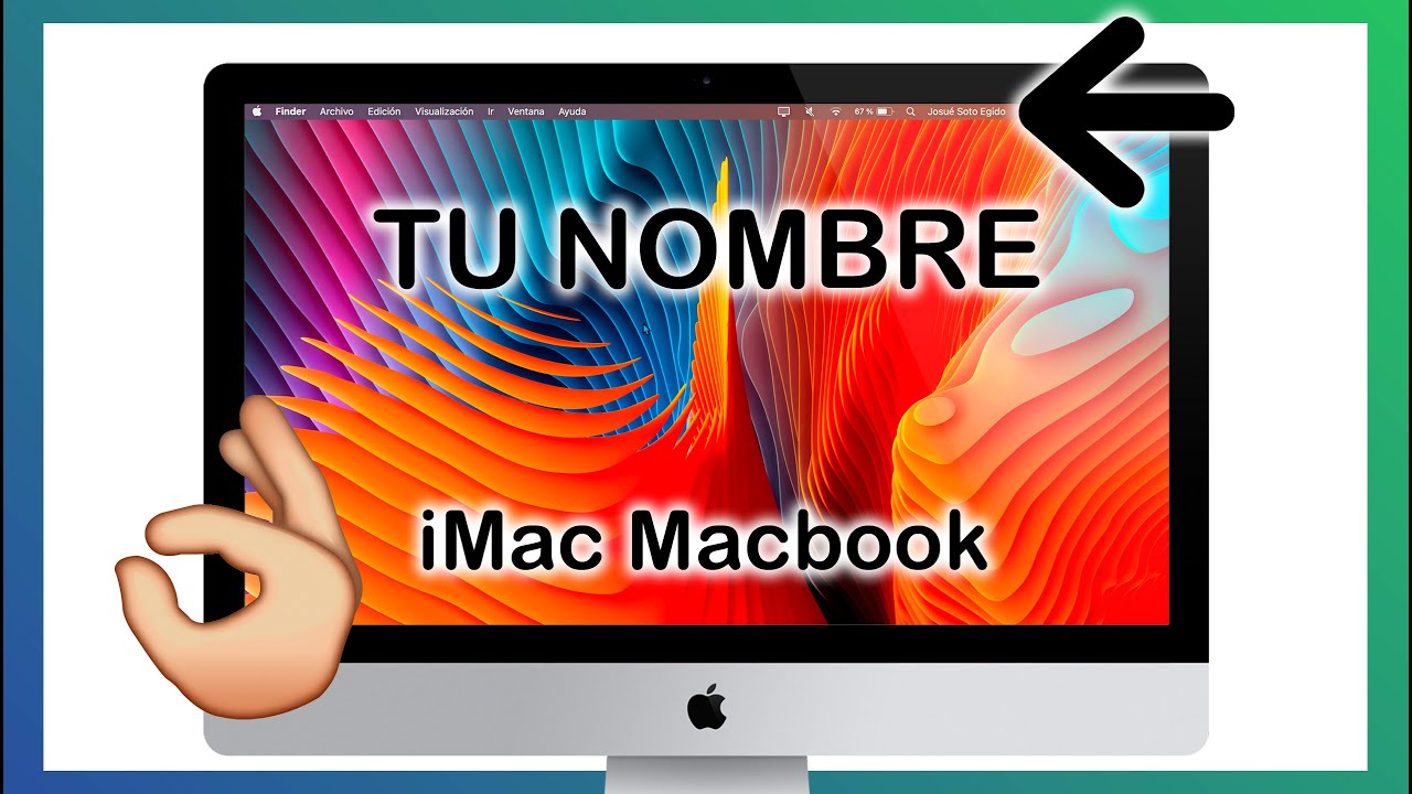 ✅Como poner nombre en Mac 🖥
