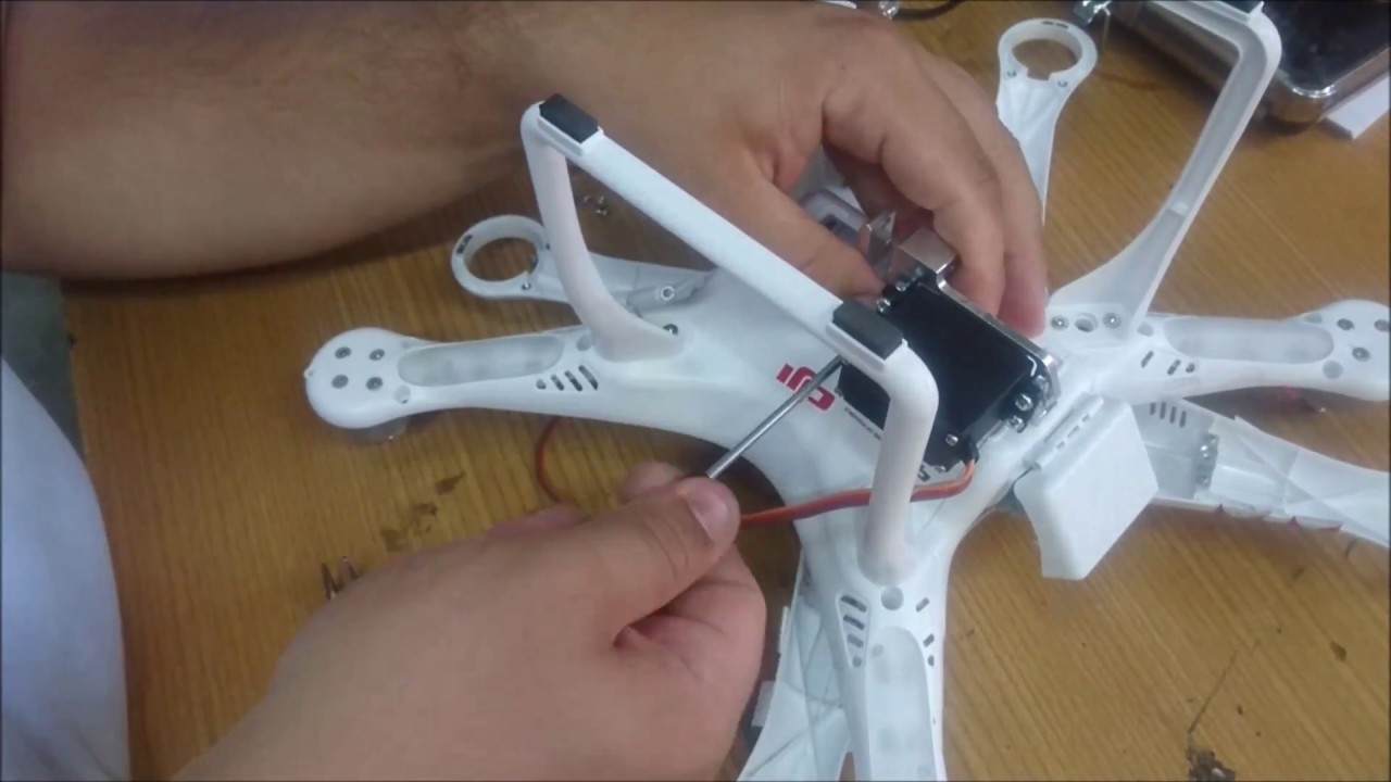 Adding hook to DJI Phantom drone