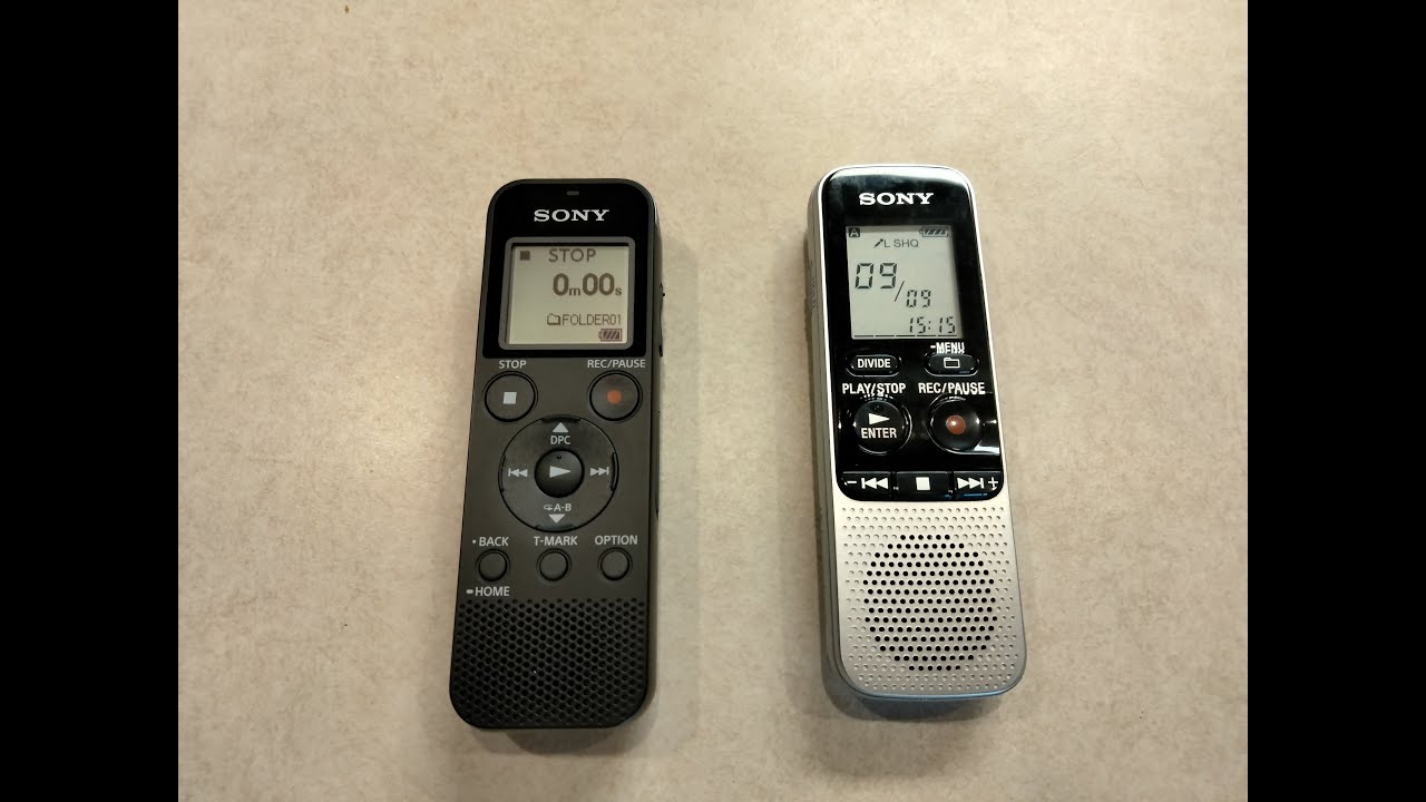 Sony Digital Voice Recorder.. Sony ICD-BX112 vs ICD-PX470