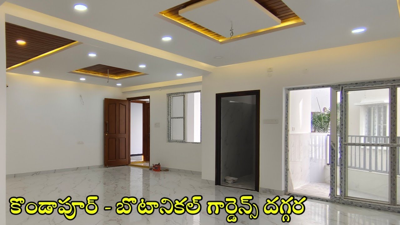 Spacious & Brand New 3BHK Flat For Sale in Kondapur Near Botanical Gardens