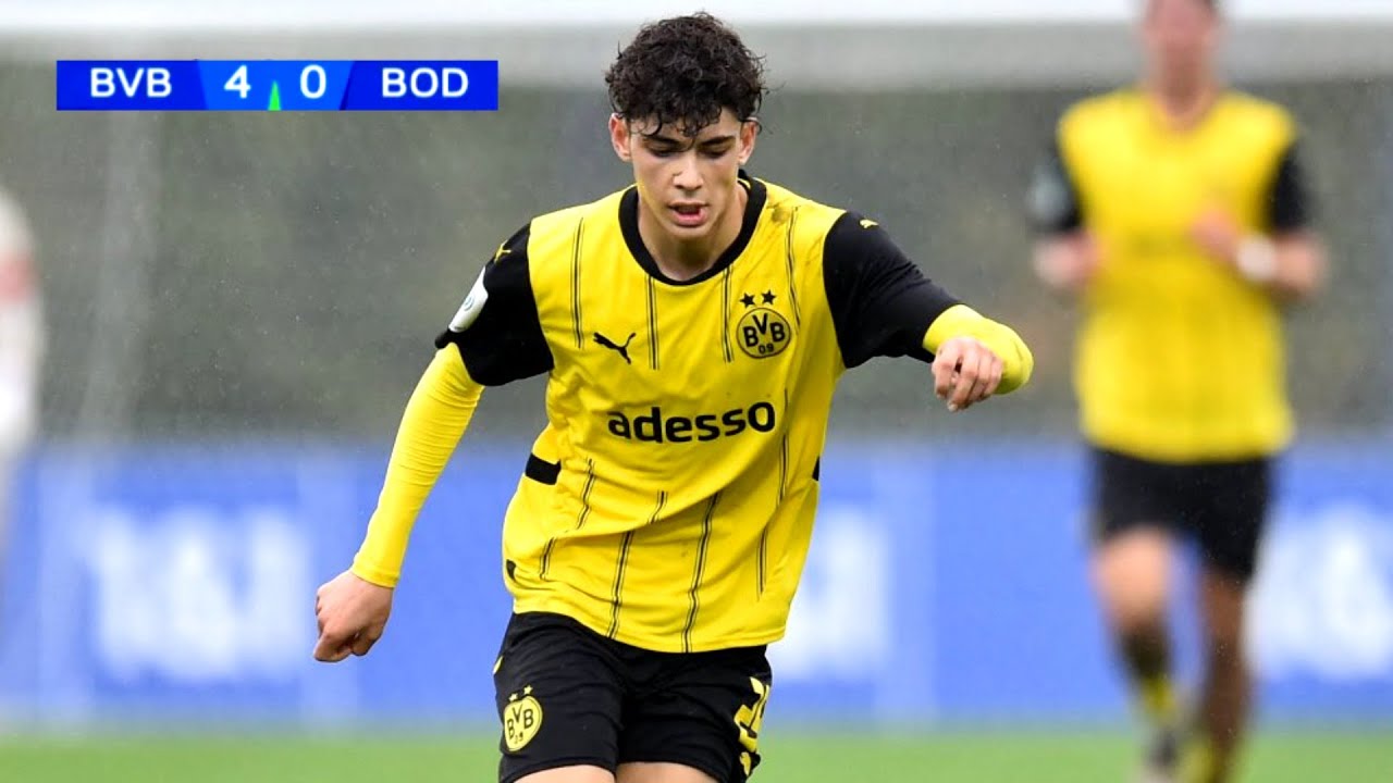 Samuele In&aacute;cio Shines! ⚽🔥 | Goal vs Bod&oslash;/Glimt | Dortmund U19 4&ndash;0 (Youth League)