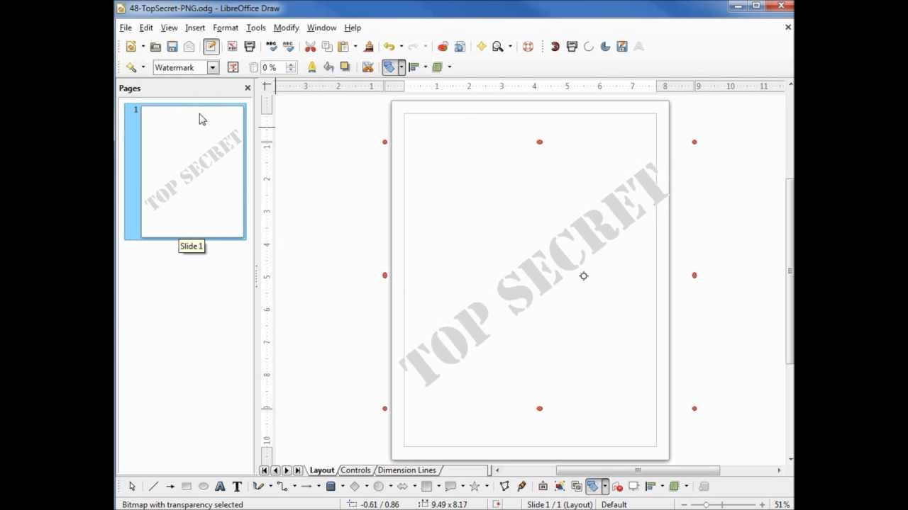LibreOffice Draw (48) Export (Creating a PNG)