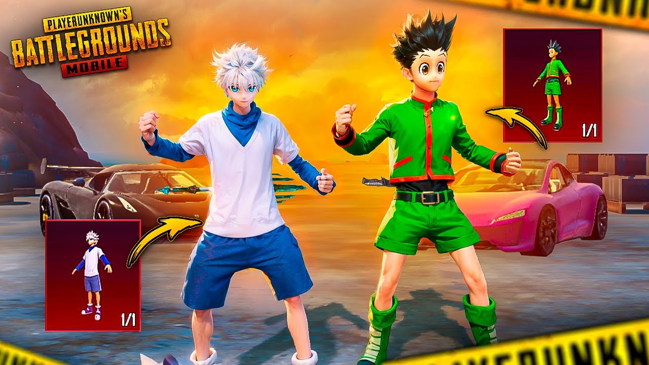 УДИВИТЕЛЬНЫЕ КЕЙСЫ Hunter × Hunter в PUBG Mobile! 😃😍 Веб-камера на руки