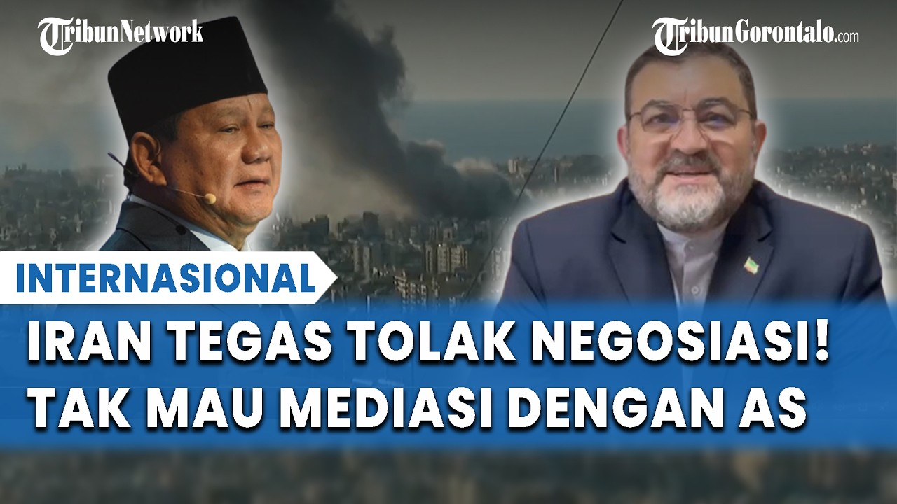 IRAN TOLAK MEDIASI AS! Dubes Boroujerdi Respons Tawaran Prabowo, Tegas Tak Ada Negosiasi!