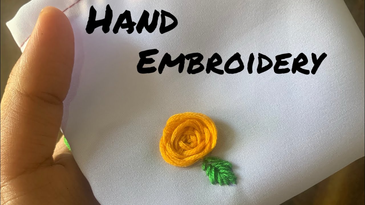 Woven circle stitch | woven wheel stitch | embroidery for beginners 