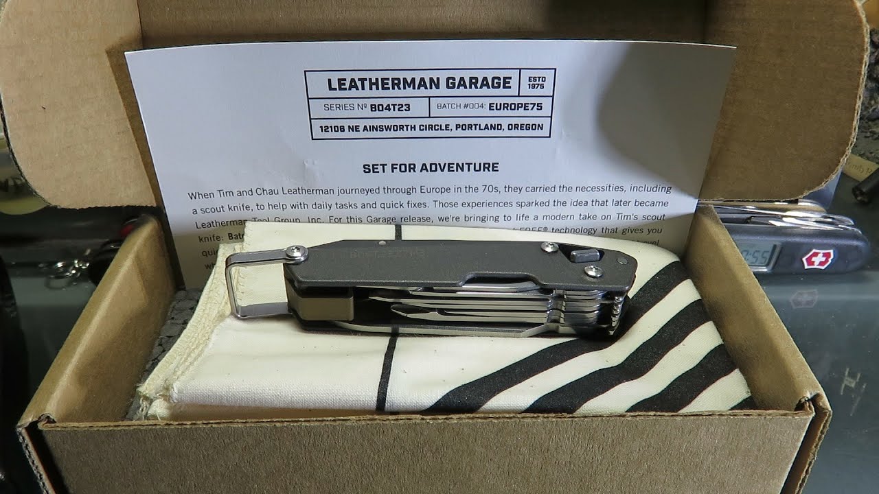 Which sheath for your Leatherman GARAGE Batch #004: EUROPE75?