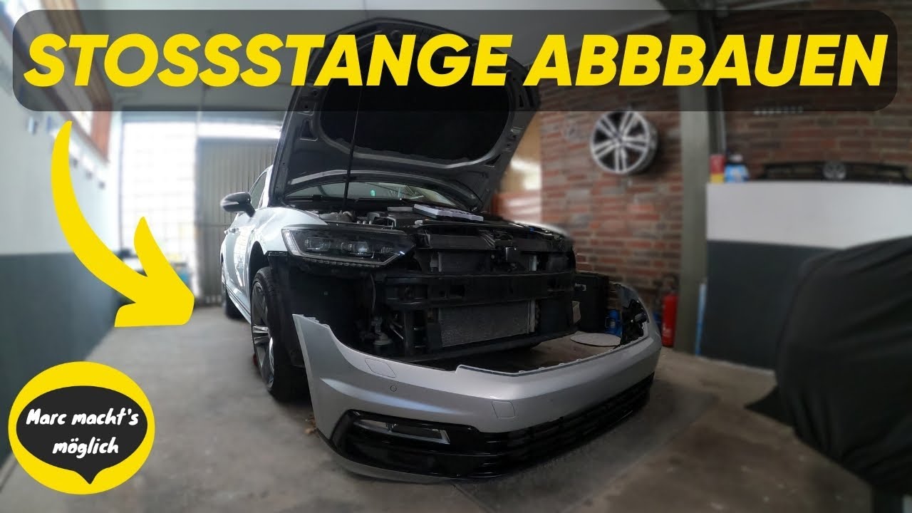 VW Passat B8 Stoßstange vorne ausbauen / abbauen | remove front bumper 3G Golf Arteon Polo