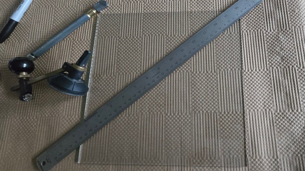 How to cut a circle in glass