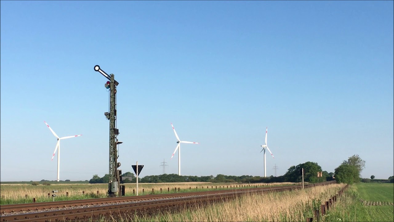 Eisenbahnvideo Klanxbüll, Schleswig-Holstein