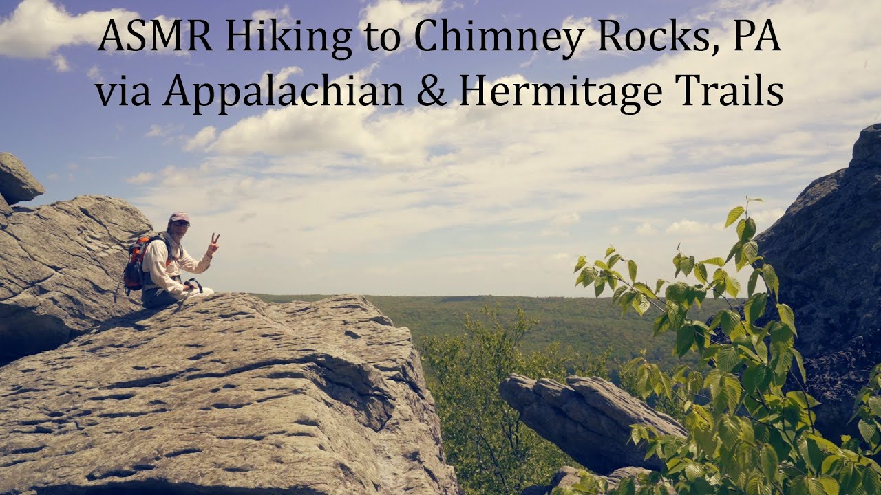 ASMR Hiking to Chimney Rocks in Michaux State Forest via Appalachian & Hermitage Trails