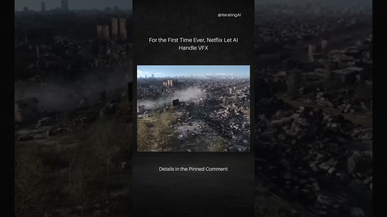 Netflix used AI VFX for the first time in El Eternauta. More details in pinned comment