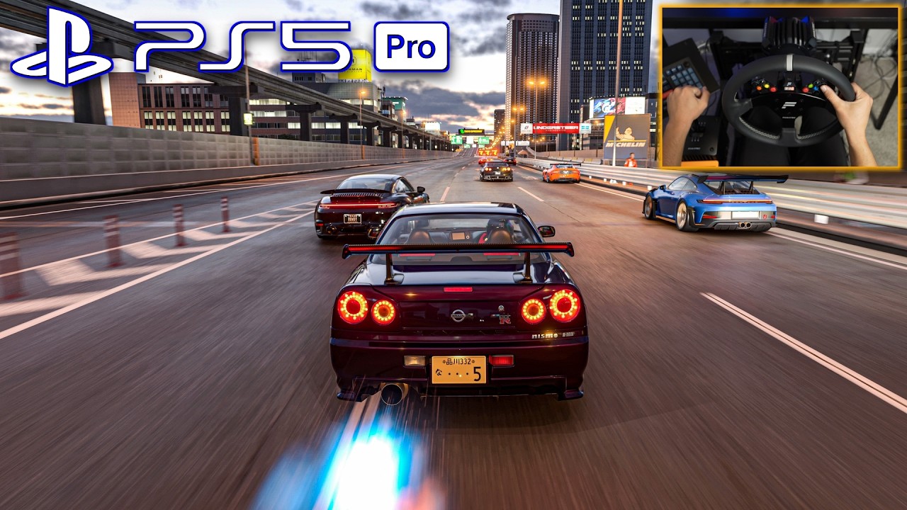 969HP NITROUS Z-Tune R34 vs Fully Built SUPERCARS Through Traffic - Gran Turismo 7 [PS5 PRO PSVR2]
