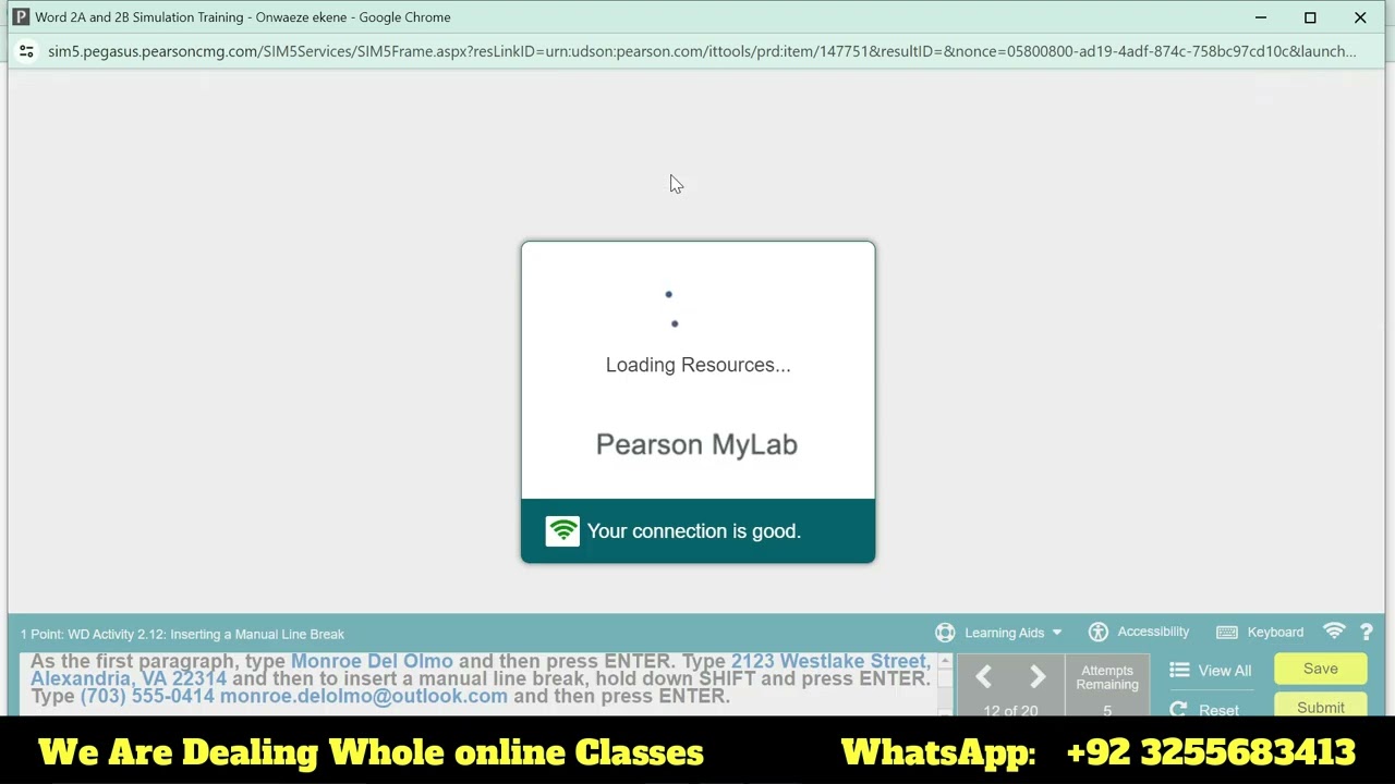 Word 2A and 2B Simulation Training | Word Simulation Training | Exp22_Word | @Mylabmastering512