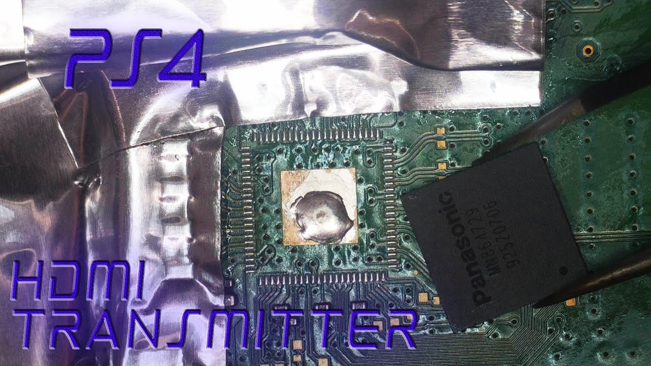 PS4 nach Gewitter kein Bild, ist der HDMI IC Transmitter MN864729 defekt? | PCB Solder