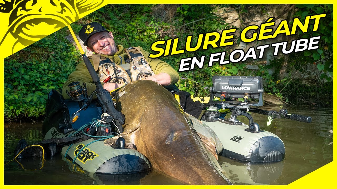 P&ecirc;che du SILURE en FLOAT TUBE sur le TARN | FOLIE de SILURE EN VERTICAL avec Lilian Fautrelle