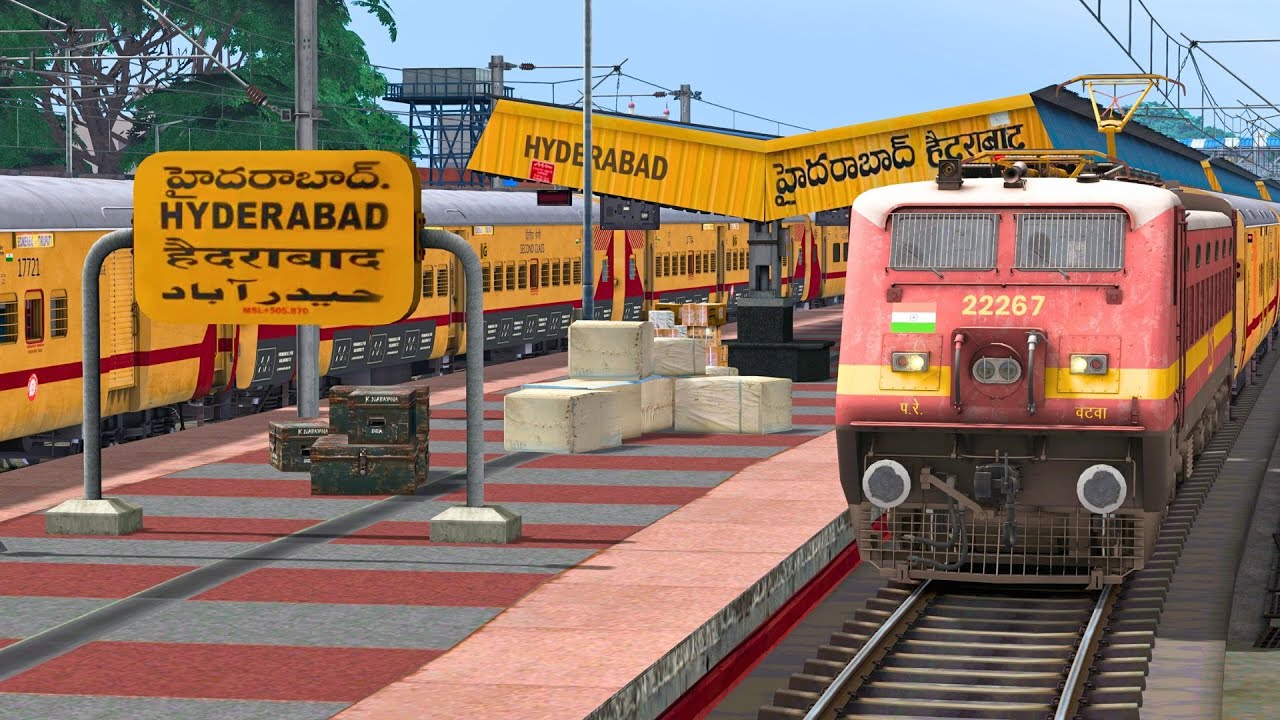WAP4 WITH UTKRISHT DAKSIN EXPRESS | BUMPY RAILROAD | Train Simulator | Railworks | NTG GAMING