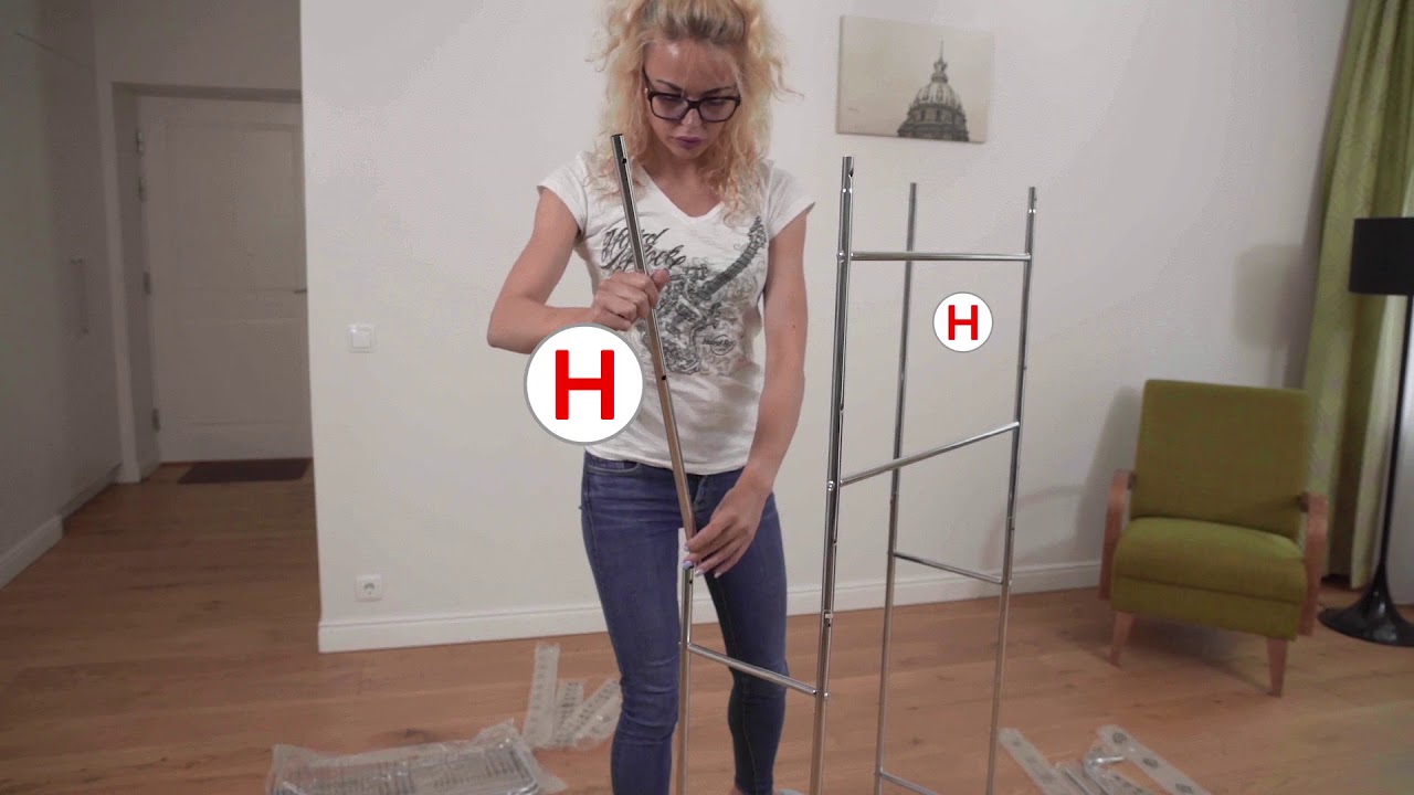 Tatkraft Tanken - How to ASSEMBLE Over The Toilet Space Saver Rack? - Bathroom 3-Tier Shelves