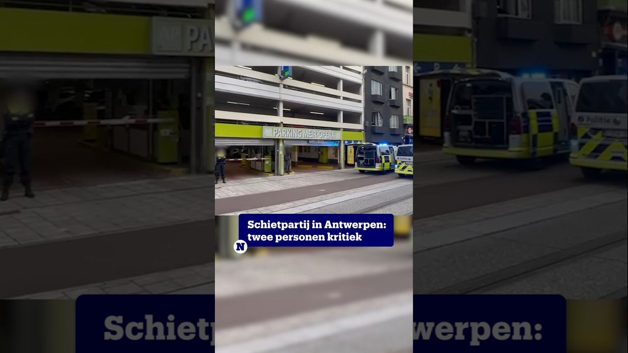 Drie mensen zwaargewond na schietpartij vlak bij de Antwerpse Meir
