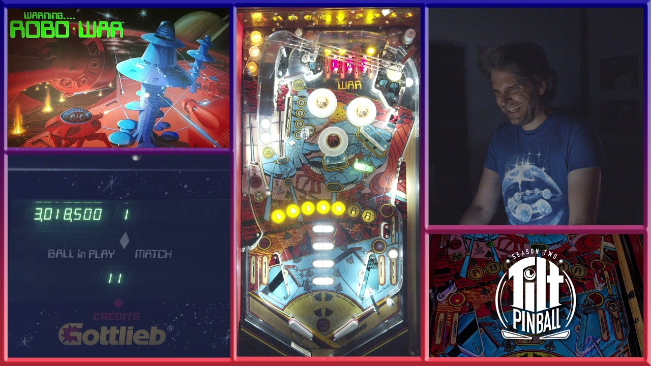 Robo-War Gameplay (Gottlieb) : Multiball Forever - TILT PINBALL