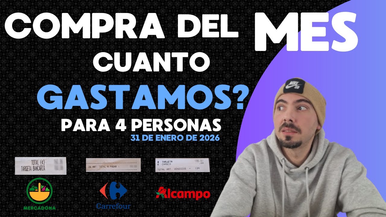 COMPRA DEL MES EN ESPAÑA, CUANTO DINERO GASTAMOS?