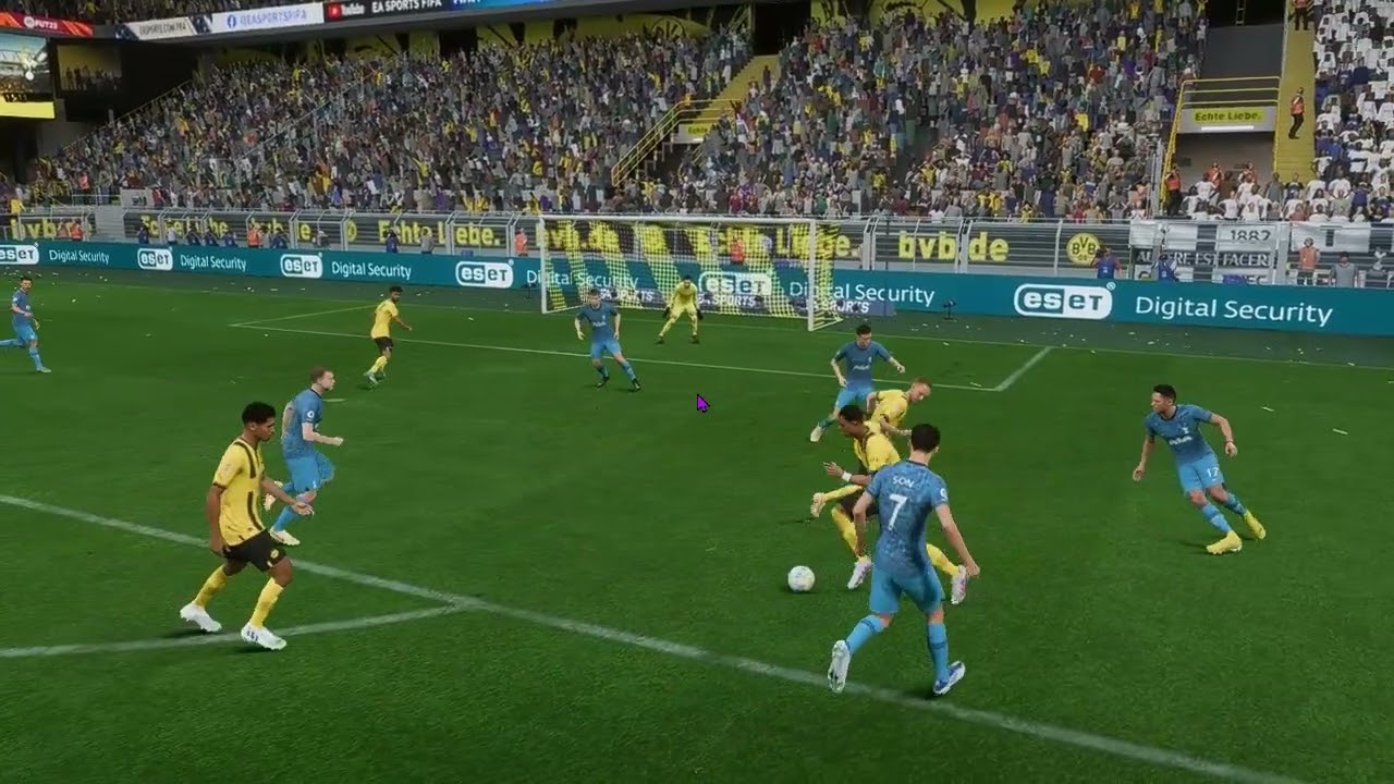 Doneyell Malen Goal VS Spurs #shorts #fifa23 #fifaskills