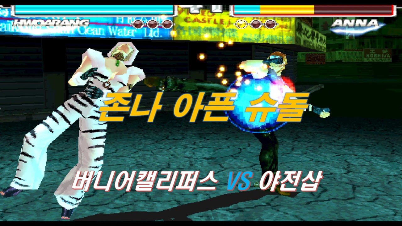[ 철권태그 ] 버니어캘리퍼스 ( 화백 ) VS 야전삽 ( 레이 안나 )