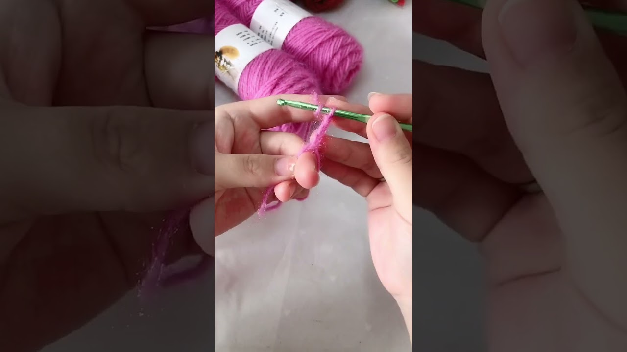 Amazing crochet about red hat #crochet #knitting #hatcrochet #hatknitting #Ep1