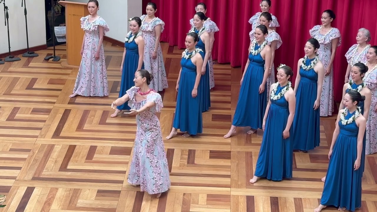 Uluwehi & Halau Kukui Mai Kahikina in 4k performing at the Honolulu Festival 2025