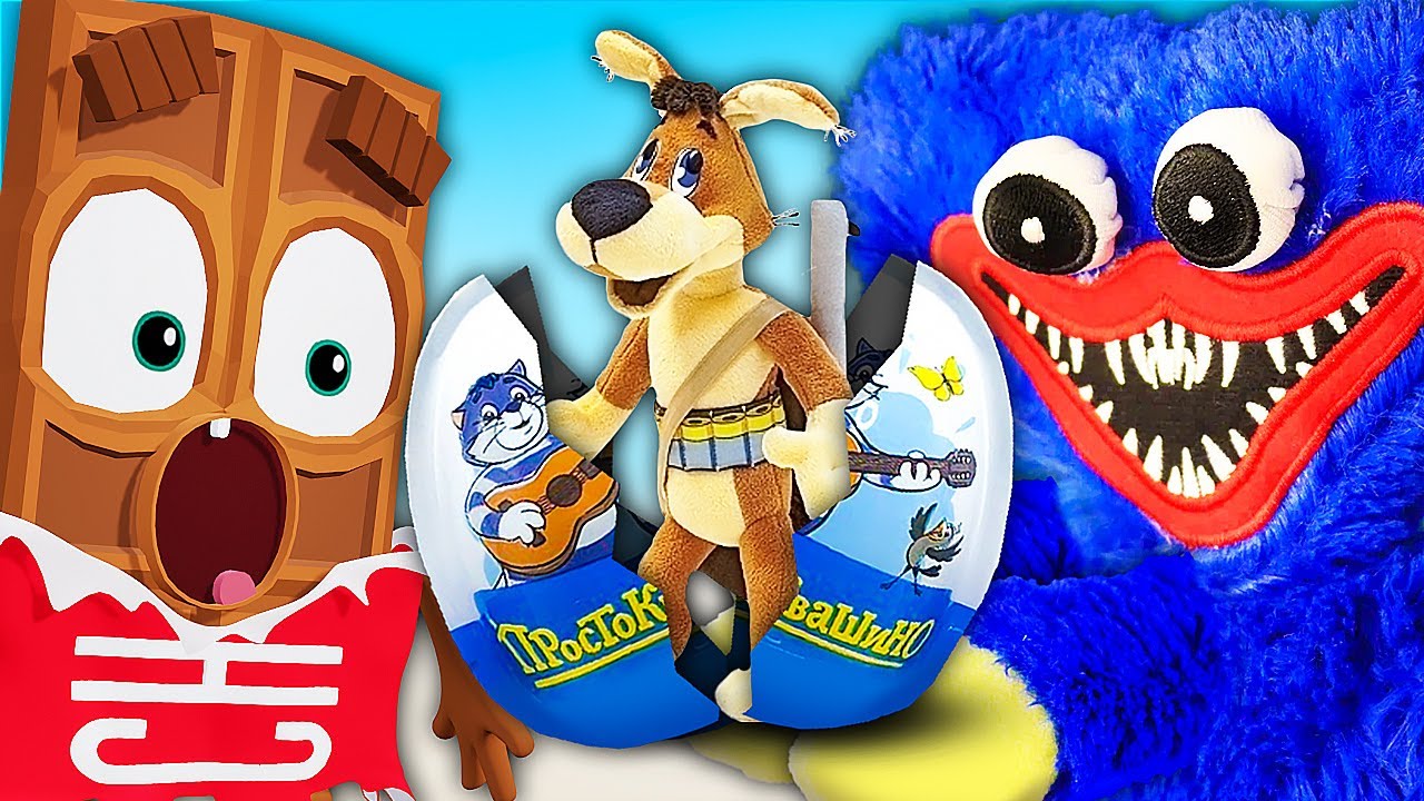 😱 Злой ХАГИ ВАГИ открыл 99 Киндер Сюрпризов *ПРОСТОКВАШИНО* в Реальной Жизни !