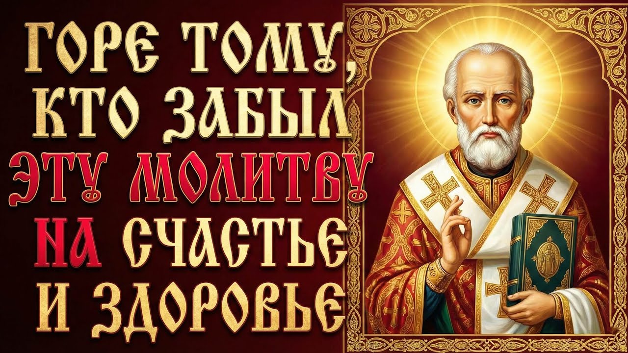 НАСТОЯЩЕЕ ЧУДО СОТВОРИТ НИКОЛАЙ ЧУДОТВОРЕЦ! Мощнейшая молитва на счастье и здоровье
