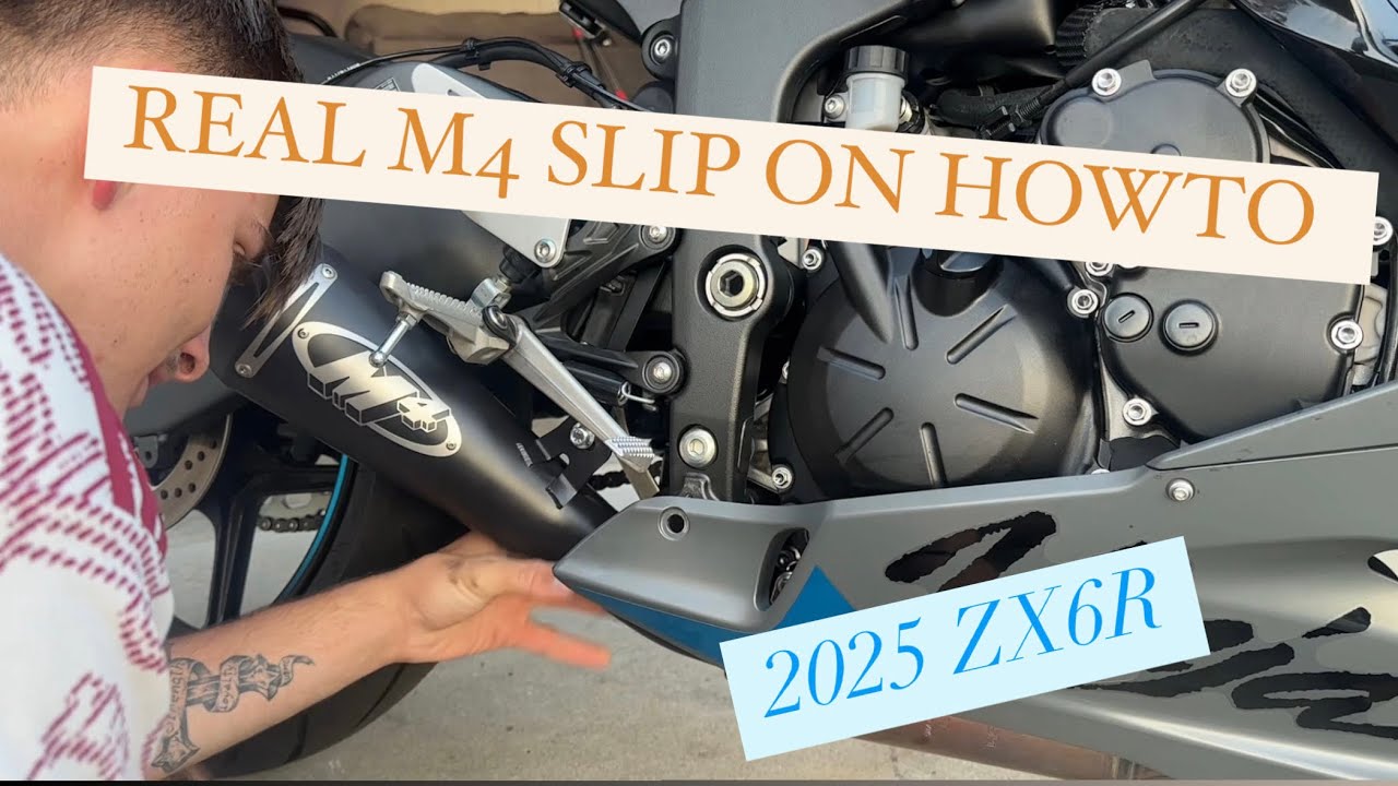 M4GP19 Slip on INSTALLATION for 2016-2025 ZX6R