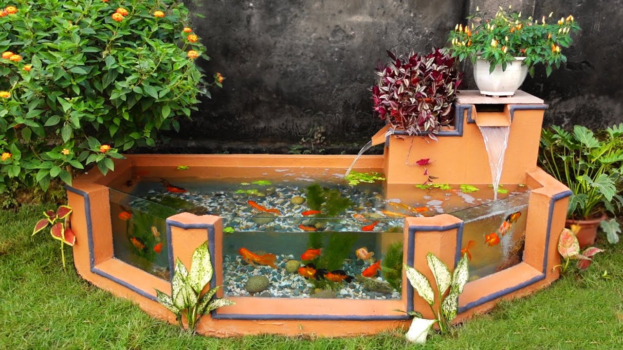 Amazing ideas! How to decorate your garden corner with this wonderful aquarium