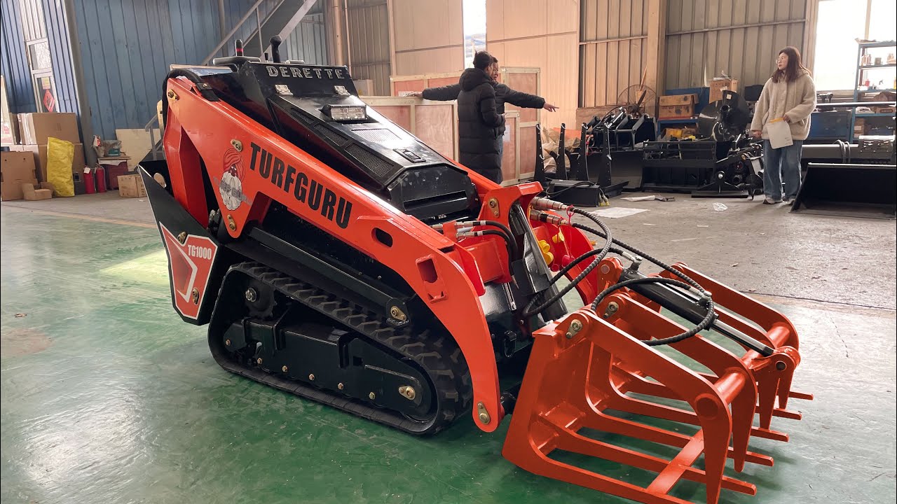 Chinese Skid Steer- Derette V1000 unboxing & Shipping information (DDP)