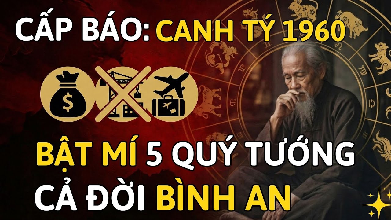 Phật Thương Độ Trì: Canh Tý 1960 Có 5 Quý Tướng Này Thì Cả Đời An Yên, Tránh Xa Nghiệp Chướng.