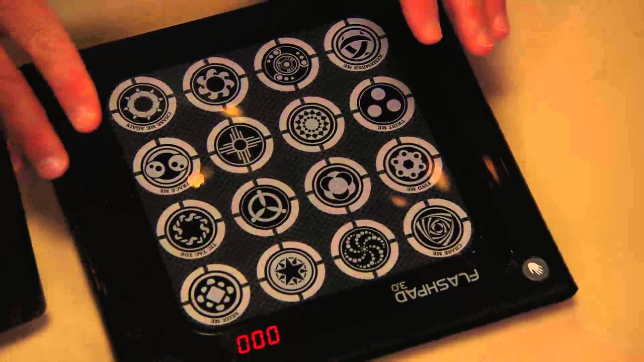 FlashPad 3.0 LED Touchscreen Handheld Game w/Score Reader, Light & Sound with Kerstin Lindquist