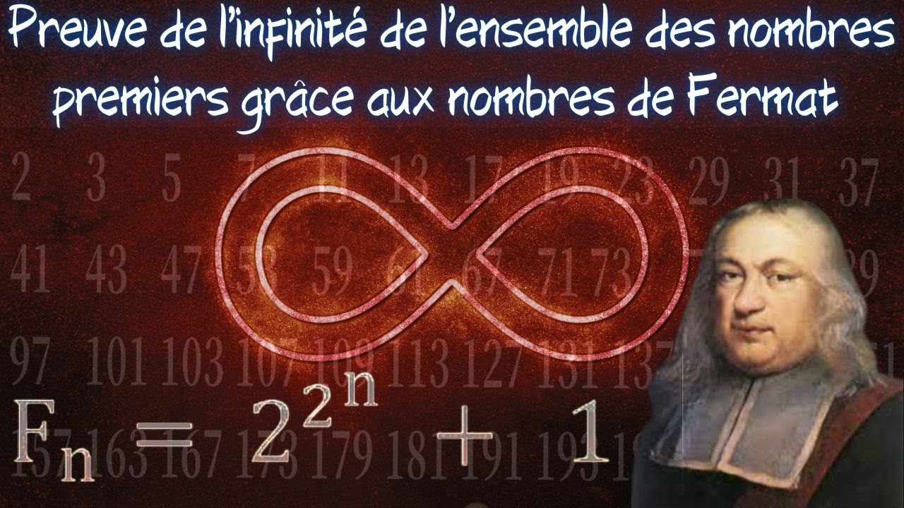 Infinité des nombres premiers : preuve par les nombres de Fermat