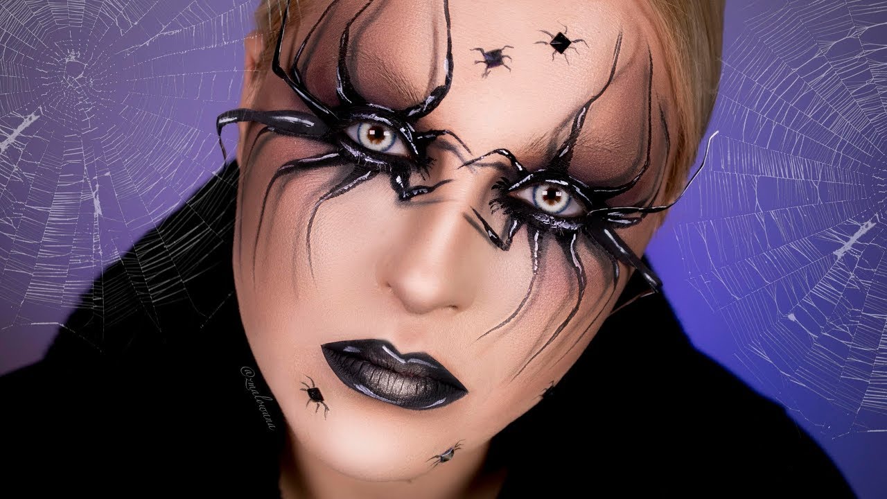 🕷🕸🕷 SPIDER QUEEN🕷🕸🕷  Halloween Makeup Tutorial
