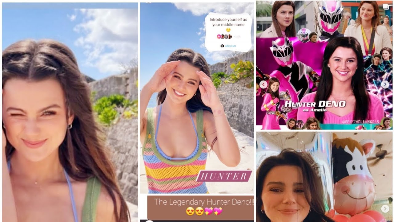 Hunter Deno/Amelia Jones Beautiful and Legendary Anklyo Fury Pink Ranger 👧👚⚡💖 💗  🤩🥰😍💘😎💥🙌🙌🔥💫🌈🐮🐄✨💯😇🙏